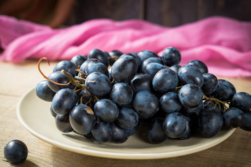 black grapes