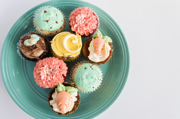 Assorted Decorated Cupcakes