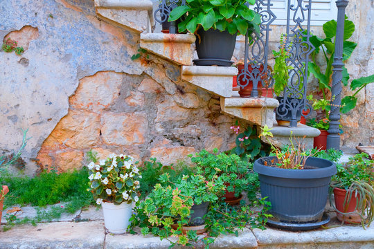 Historic gassen mediterranean