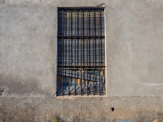 Fototapeta na wymiar Window with lattices