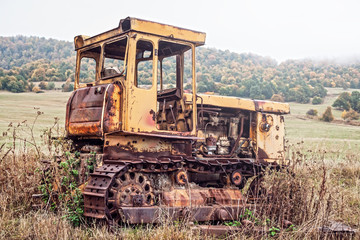 Old abandoned tractor.