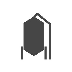 Silos storage icon 