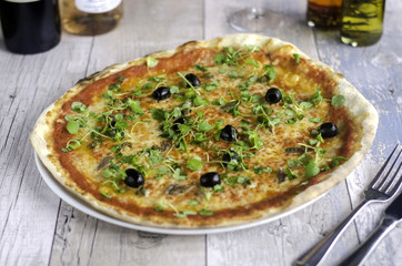 Vegetarian pizza