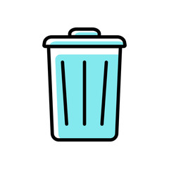 Trash bin icon