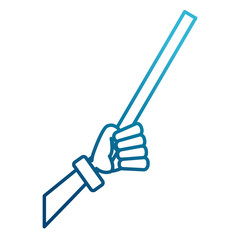 Hand teaching symbol icon vector illustration graphic design