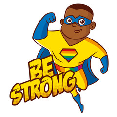 LGBT Superhero Cartoon character