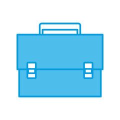 Briefcase business symbol icon vector illustration graphic design
