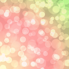 Pink Yellow  Green Bokeh Glitter Balloon Abstract Background
