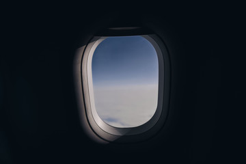 window in the airplane