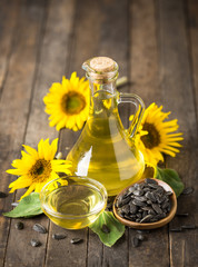 Sunflower oil and seeds