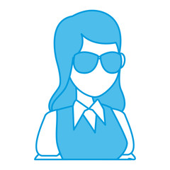 School teacher cartoon icon vector illustration graphic design