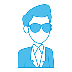 School teacher cartoon icon vector illustration graphic design