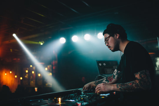 DJ at the club