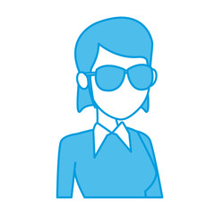 School teacher cartoon icon vector illustration graphic design