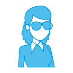 School teacher cartoon icon vector illustration graphic design