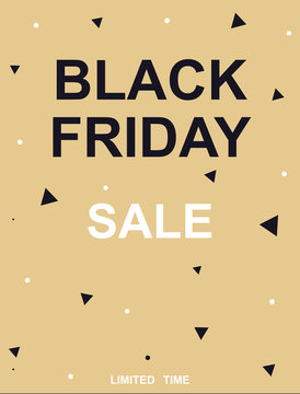 Black Friday. Flat design for printing promotional materials, advertising, posters, banners, sign boards. Vector illustration for sale, discount shop.