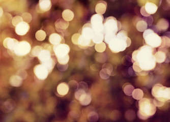 Obraz premium Christmas background with light spots and bokeh