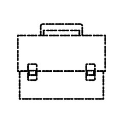 Fototapeta na wymiar Briefcase business symbol icon vector illustration graphic design