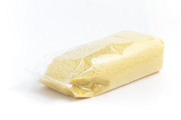Raw Couscous in a package