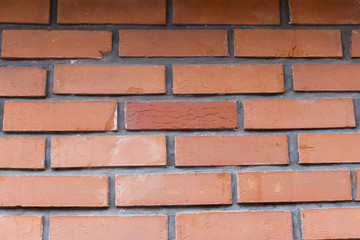 red brick wall
