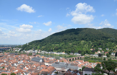 Fototapeta premium Blick über Heidelberg
