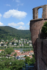 Fototapeta na wymiar Heidelberg mit Schloss