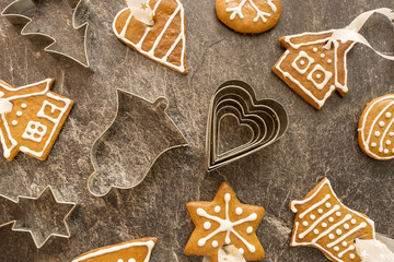 Traditional Christmas gingerbread