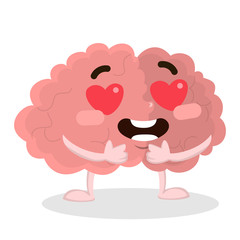 Brain in love.