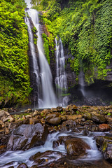 Fototapeta premium Lemukih Waterfall in summer