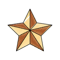 Obraz premium star icon over white background vector illustration