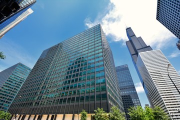 Skyscrapers in Chicago, Illinois, USA.