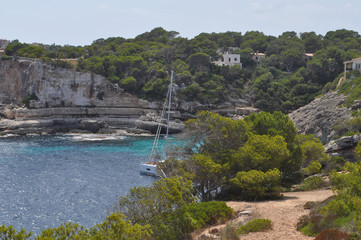 Cala S Almunia beach in Majorca