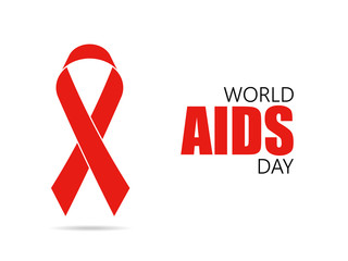 World AIDS day poster. Vector illustration