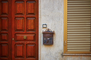 Obraz na płótnie Canvas Typical house in Bosa, Sardinia, Italy