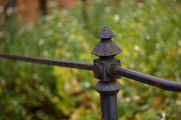 Old steel railings