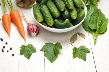 vegetables from the garden on the table