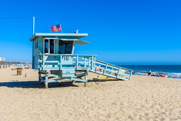 Santa Monica Beach, Los Angeles, California, USA