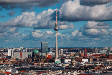 Landscape of the Berlin, day view.