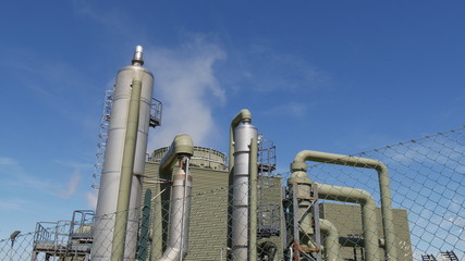 Centrale geotermica elettricità produzione di energia green power