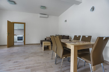 Interior of a living room in a villa