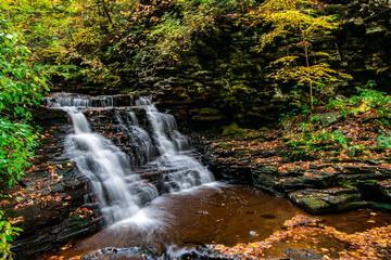 Autumn Waterfall
