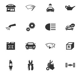 Auto icons set