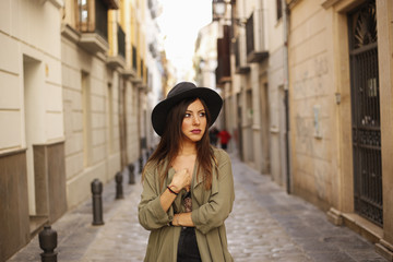 Fototapeta premium chica blog