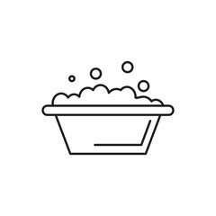 bucket of foam icon