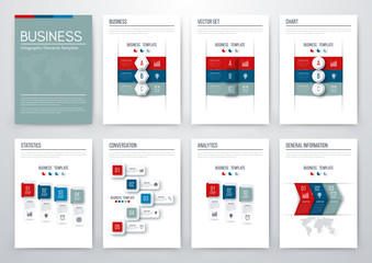 Color elements for infographics