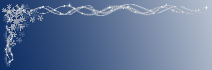 sfondo di Natale con fiocchi di neve © sommaria