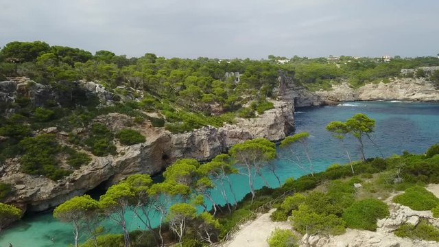Flying over Calo des Moro Two