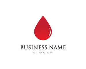 Fototapeta premium Blood logo icon