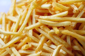 French fries is delicious in the market