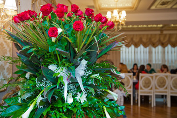 A bouquet of flowers bouquet of a hundred red roses